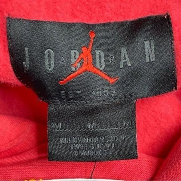 NIKE Air Jordan X Paris Saint-Germain Hoodie Sweatshirt DV0611-648 Size Medium - Picture 9 of 12